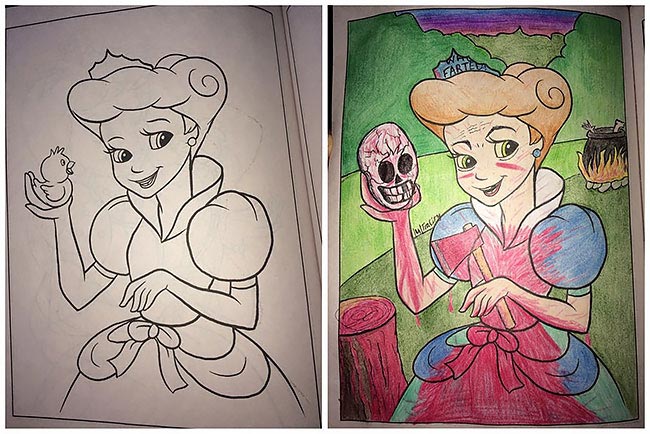 Раскраска для взрослых, перерисованная раскраска для детей, раскраска антистресс