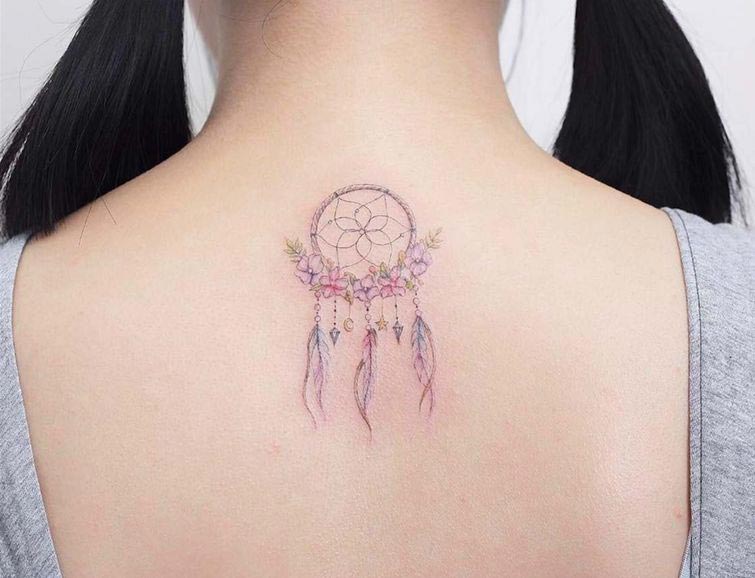 Мини Лау, Mini Lau, нежные татуировки, татуировки пастельных цветов