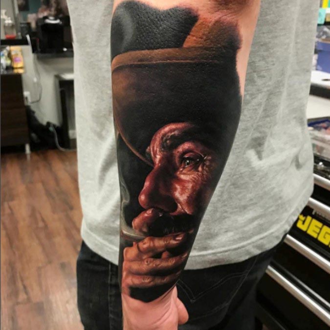 татуировки посвящённые фильмам, тату посвящённые фильмам, татуировки из фильмов