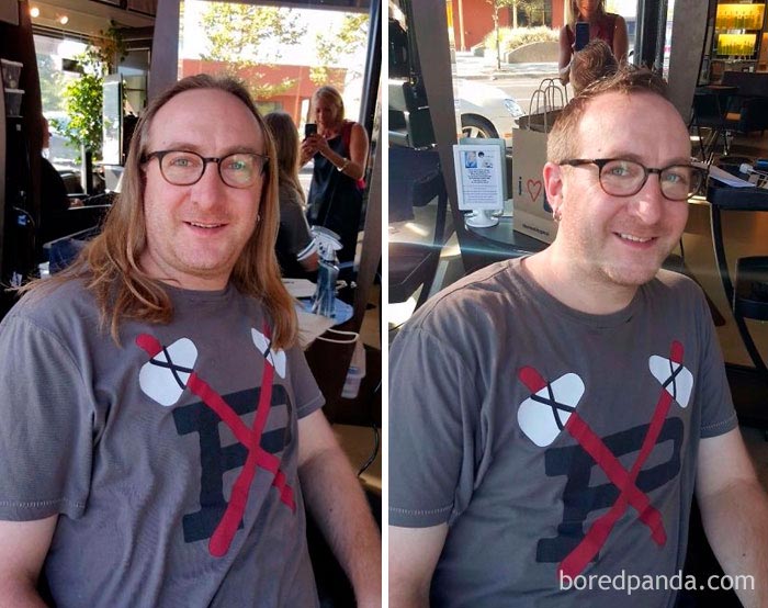 парни преобразились после стрижки, мужчины до и после стрижки