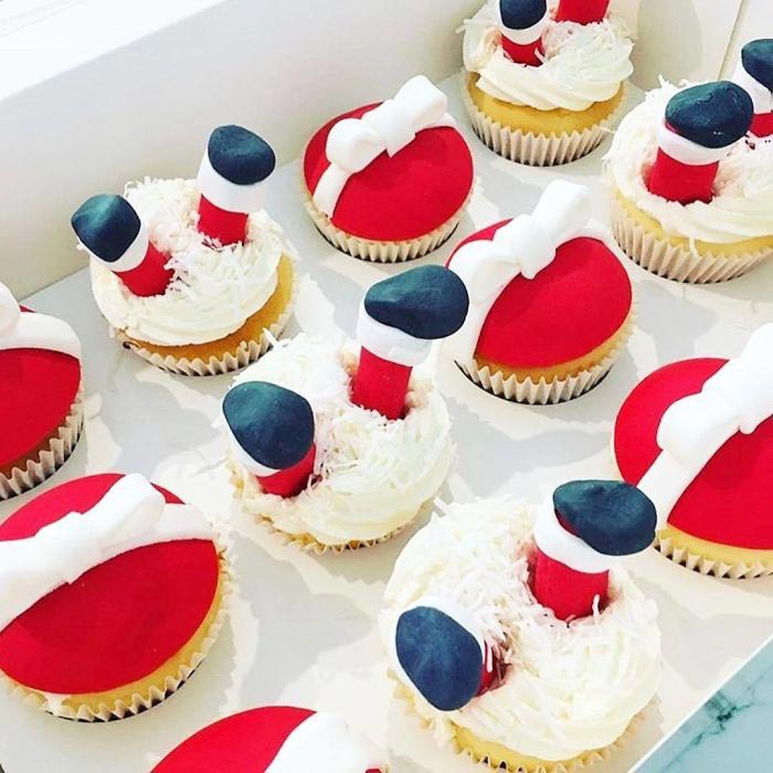 рождественские кексы, новогодние кексы 