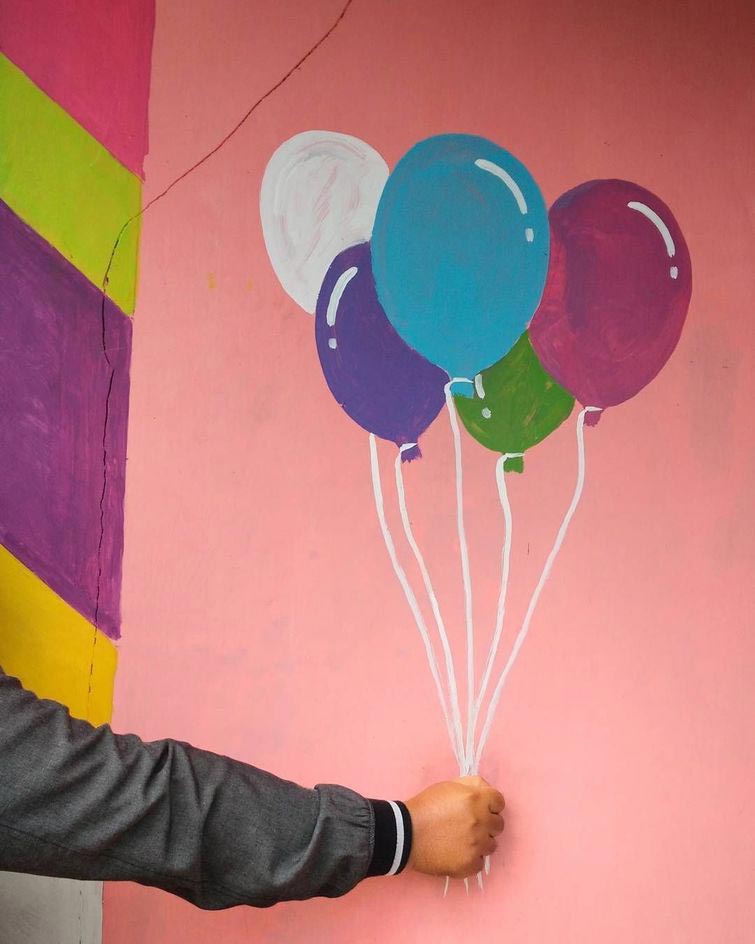 радужная деревня в Индонезии, Кампунг Пеланги, Kampung Pelangi