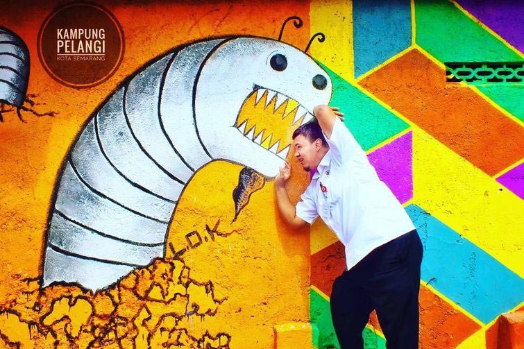 радужная деревня в Индонезии, Кампунг Пеланги, Kampung Pelangi