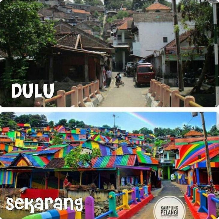 радужная деревня в Индонезии, Кампунг Пеланги, Kampung Pelangi