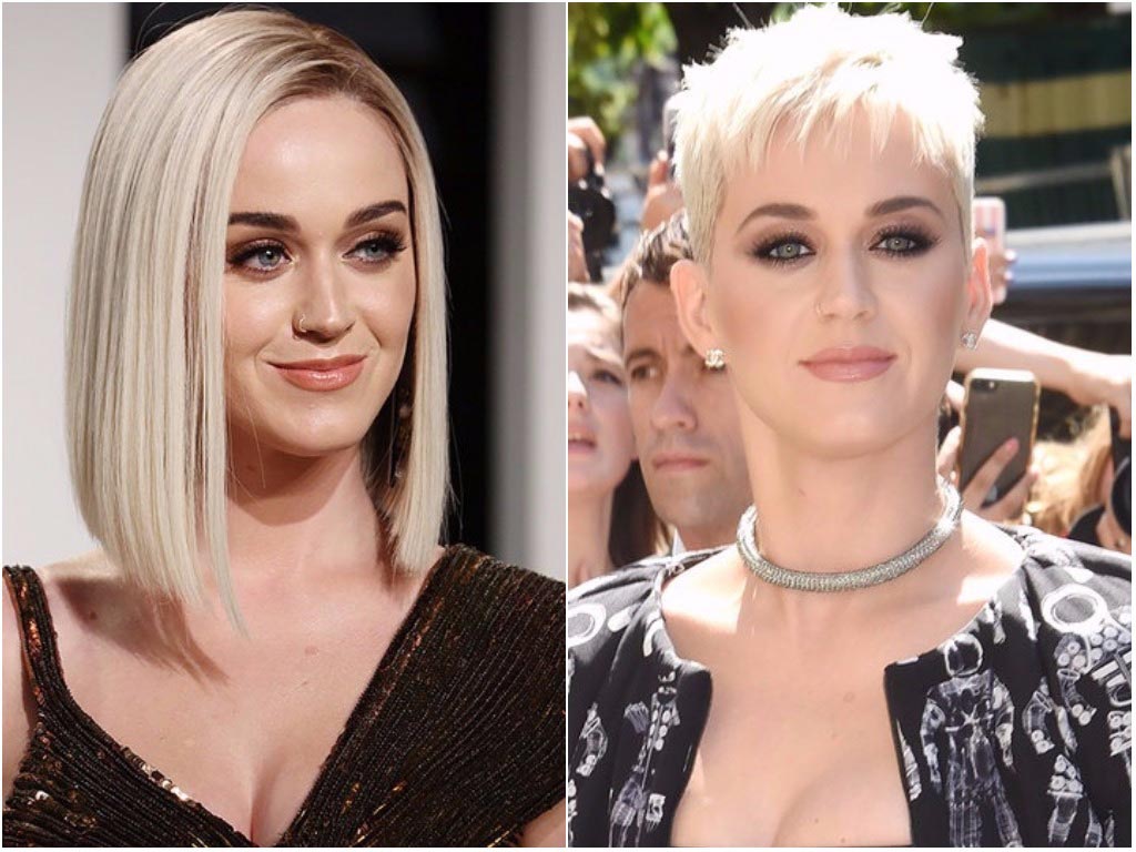 короткие стрижки звёзд, стрижки знаменитостей 2017