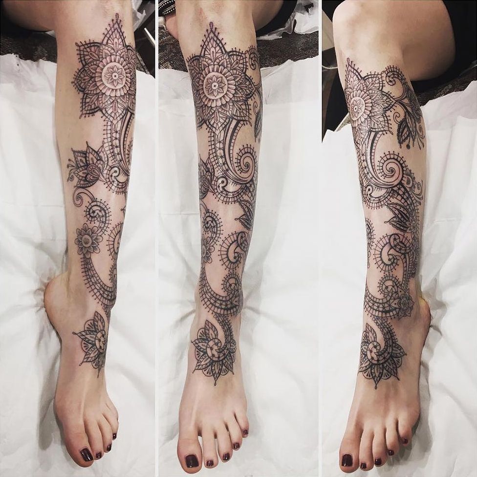 женские татуировки, женская татуировка на руке, тату кружева, Марко Манзо, Marco Manzo