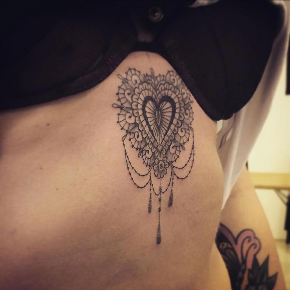 женские татуировки, женская татуировка на руке, тату кружева, Марко Манзо, Marco Manzo