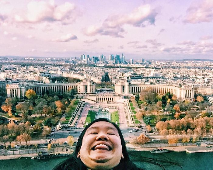 девушка борется с «идеальными» фотографиями из социальных сетей, Мишель Лю