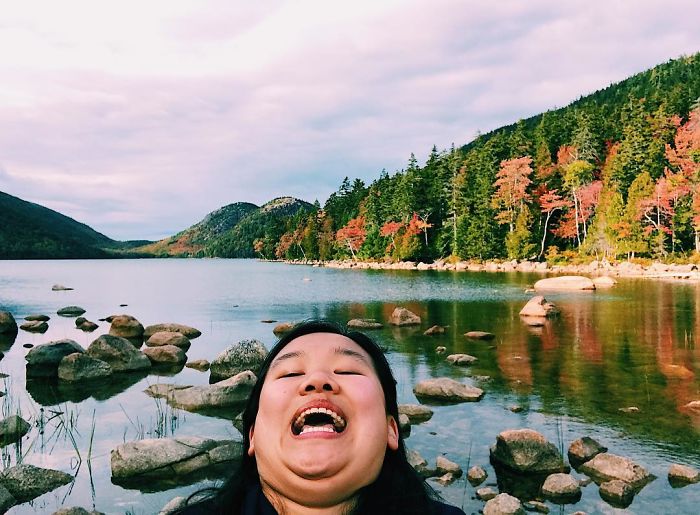 девушка борется с «идеальными» фотографиями из социальных сетей, Мишель Лю