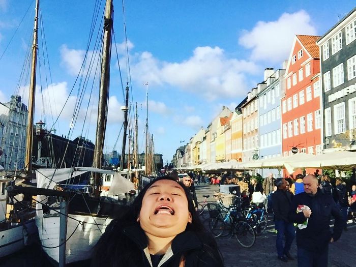 девушка борется с «идеальными» фотографиями из социальных сетей, Мишель Лю