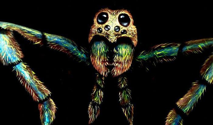 визажист создаёт страшные образы, Саманта Стейнес