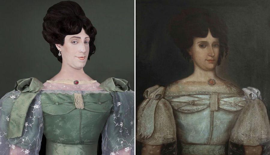 Кристиан Фукс, Christian Fuchs, фотограф воссоздает портреты предков