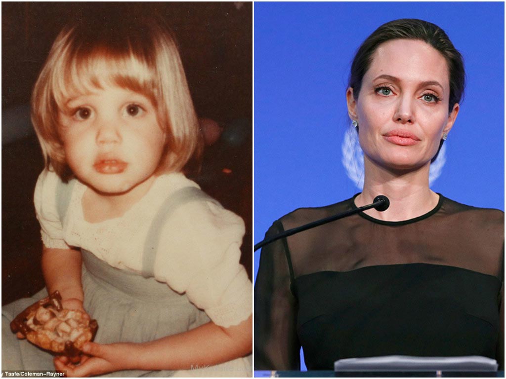 Анджелина джоли в детстве в юности фото
