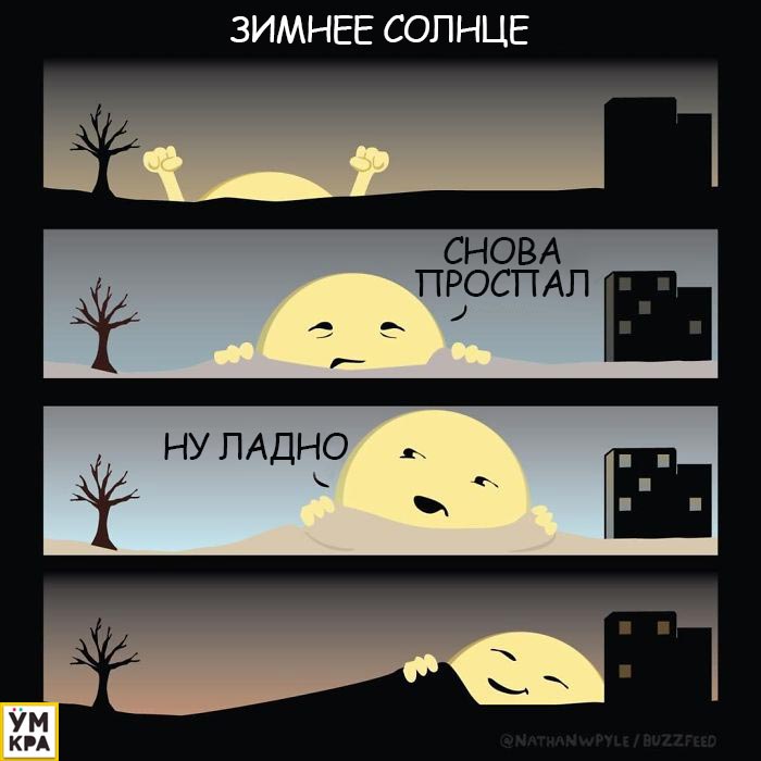смешные комиксы, смешные комиксы о зиме, комиксы в которых каждый узнает себя, комиксы на злобу дня