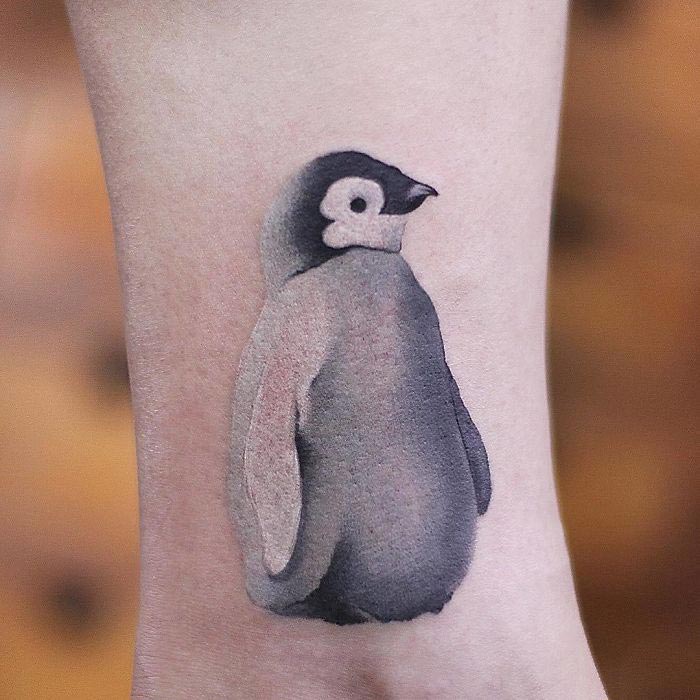 акварельные татуировки, Чэнь Цзе, Chen Jie