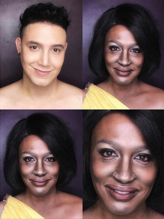 Паоло Баллестерос, Paolo Ballesteros, превращает себя в знаменитостей, превращения макияж, трансформации макияж