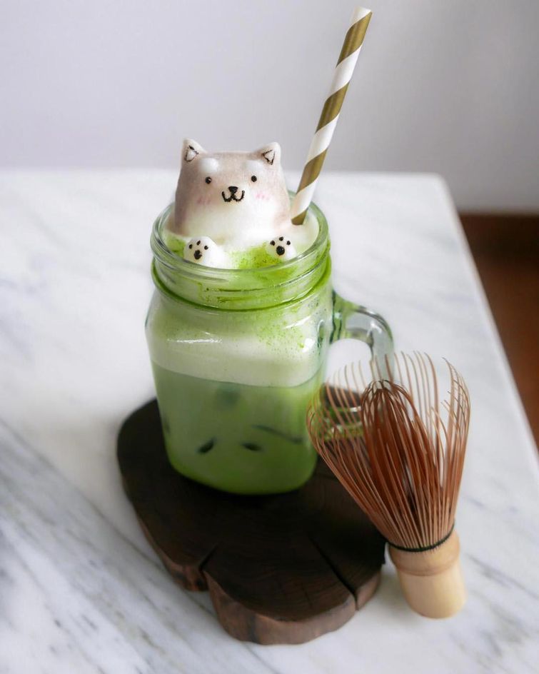 3D Latte Art, 3D рисунки молочной пеной на кофе, рисунки из пены на кофе, латте-арт