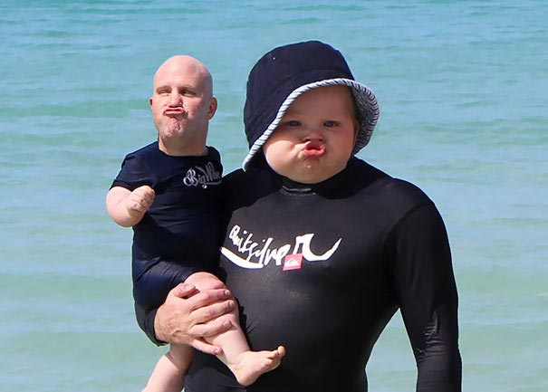 люди решили поменяться лицами с детьми, замена лиц на детские