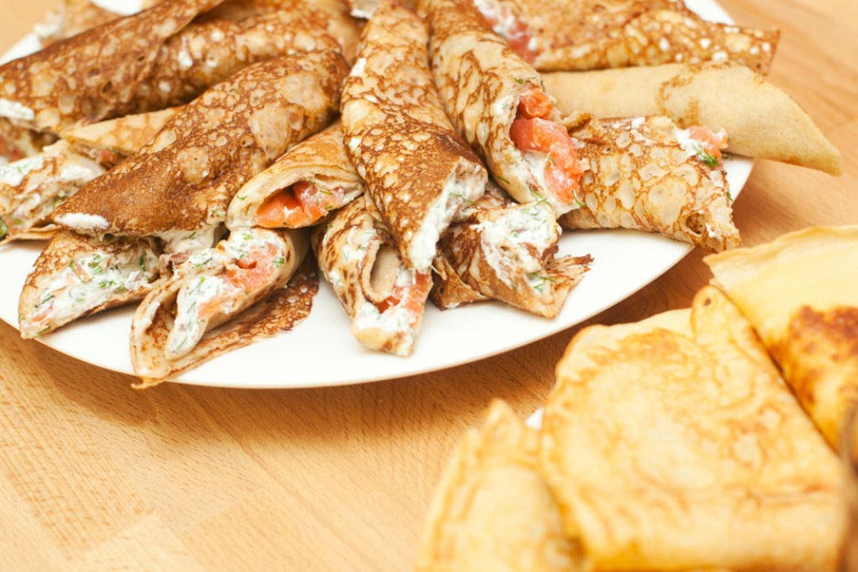 начинка для блинов, оригинальная начинка для блинов, блины масленица