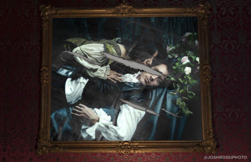 Джон Росси, John Rossi, фотосессия для дочери Красавица и Чудовище