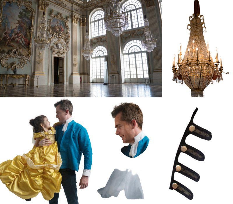 Джон Росси, John Rossi, фотосессия для дочери Красавица и Чудовище