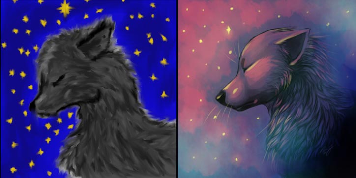 Художники перерисовывали свои старые работы, художники перерисовали свои рисунки