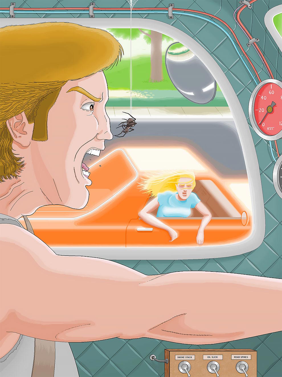 Парень не умеющий пользоваться фотошопом потратил 10 лет, чтобы создать рисунки в Paint для своей книги 10 лет создавал рисунки в Paint для книги, рисовал рисунки для книги 10 лет в Paint, Пэт Хайнс, Pat Hines