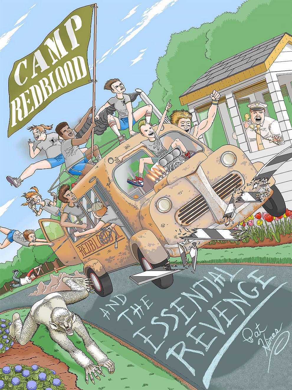 Парень не умеющий пользоваться фотошопом потратил 10 лет, чтобы создать рисунки в Paint для своей книги 10 лет создавал рисунки в Paint для книги, рисовал рисунки для книги 10 лет в Paint, Пэт Хайнс, Pat Hines