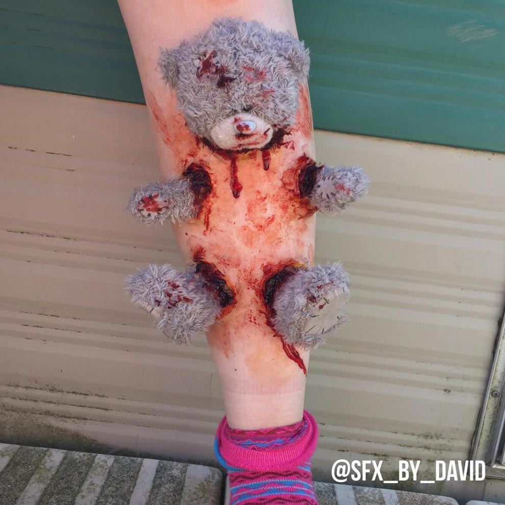 Дэвид Харрис, David Harris, жуткий грим