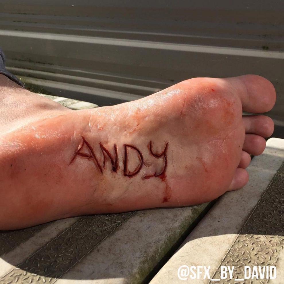 Дэвид Харрис, David Harris, жуткий грим