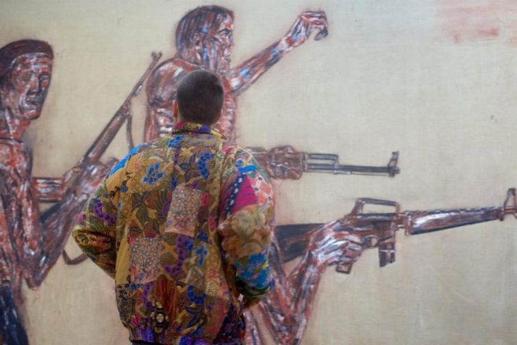 сходство между картинами и посетителями, картины музеев посетители, похожи друг на друга