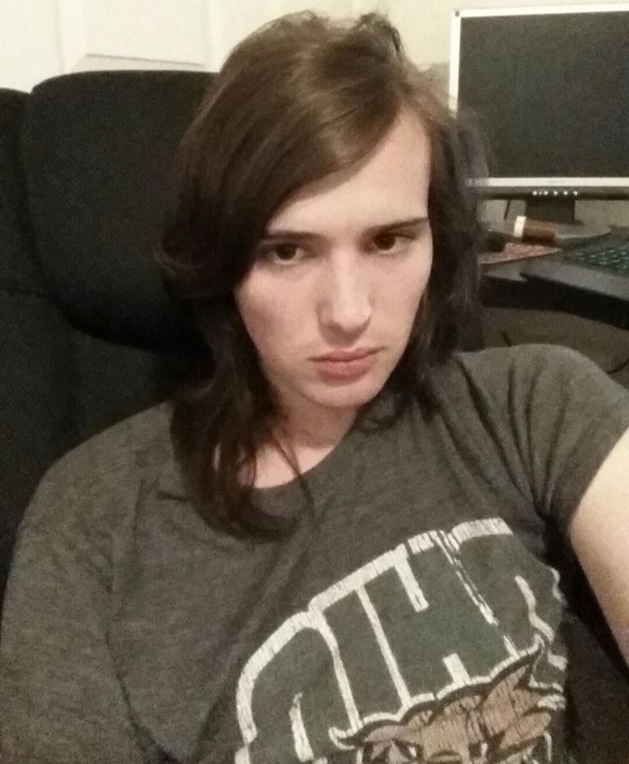 Парень показал своё превращение в женщину, Selgal 