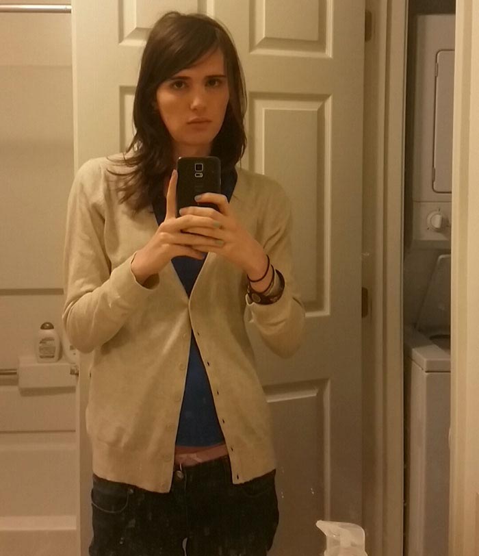 Парень показал своё превращение в женщину, Selgal 