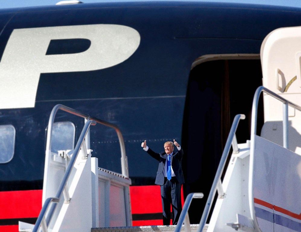 Маленький Трамп, крошка Трамп, фотошоперы уменьшили Трампа