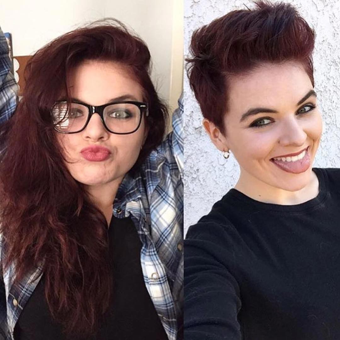 до и после стрижки, люди преобразившиеся после стрижки