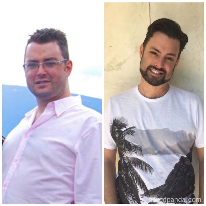 парни до и после того как отрастили бороду, парни с бородой и без