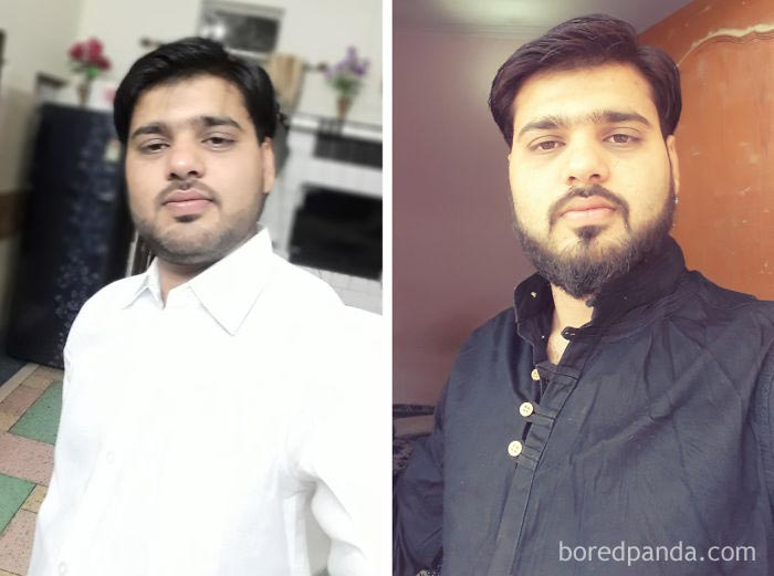 парни до и после того как отрастили бороду, парни с бородой и без