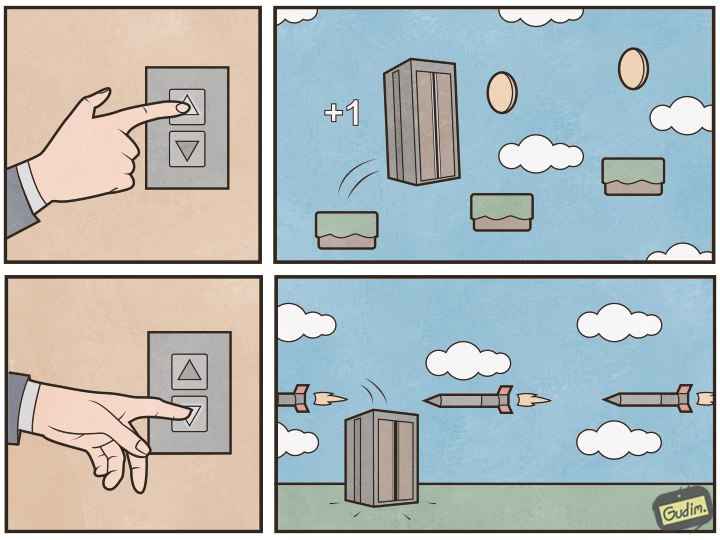 Gudim, Антон Гудим, ироничные иллюстрации 