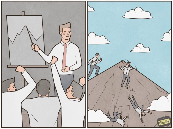 Gudim, Антон Гудим, ироничные иллюстрации 