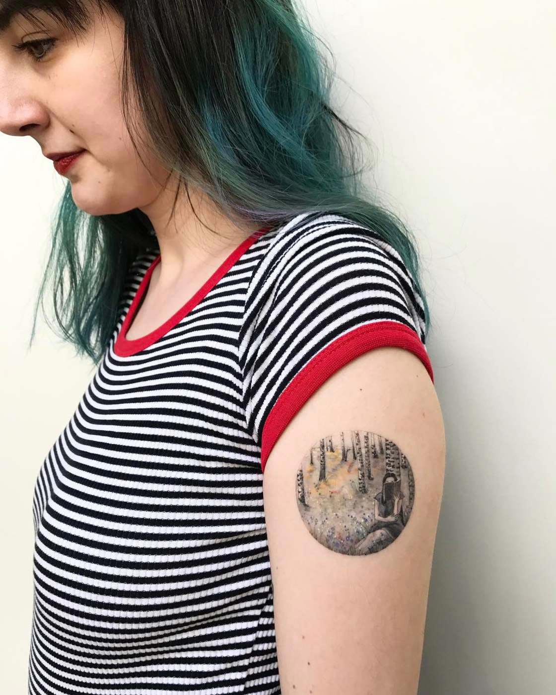 Eva Krbdk, татуировки вмещающие целые миры, татуировки приятно позалипать