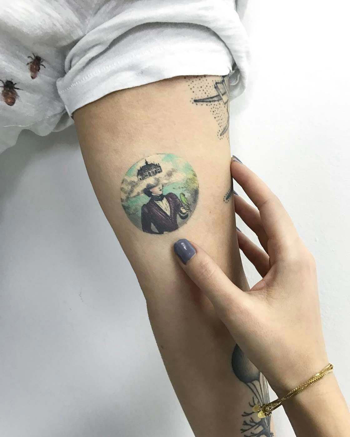 Eva Krbdk, татуировки вмещающие целые миры, татуировки приятно позалипать