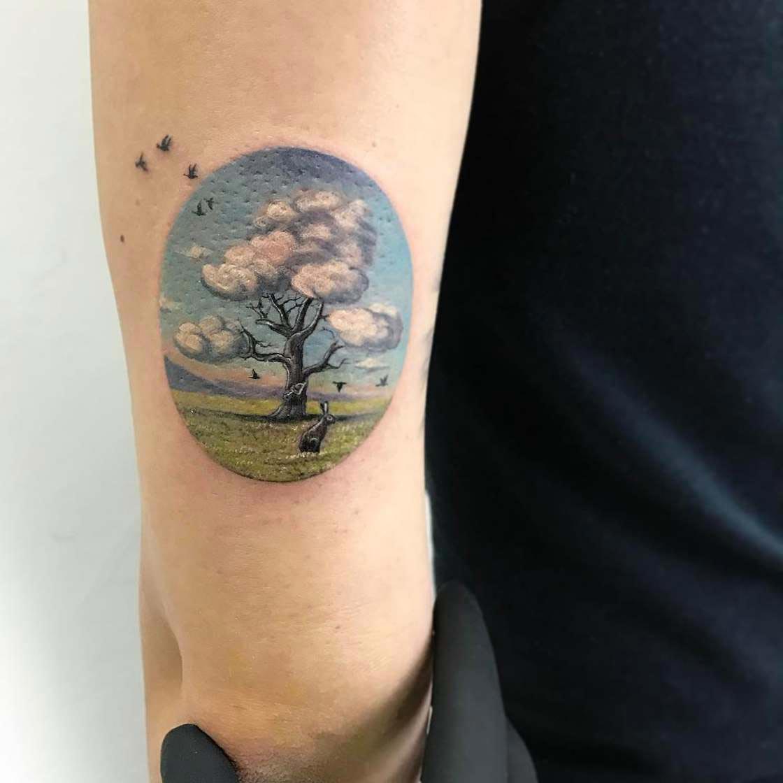 Eva Krbdk, татуировки вмещающие целые миры, татуировки приятно позалипать