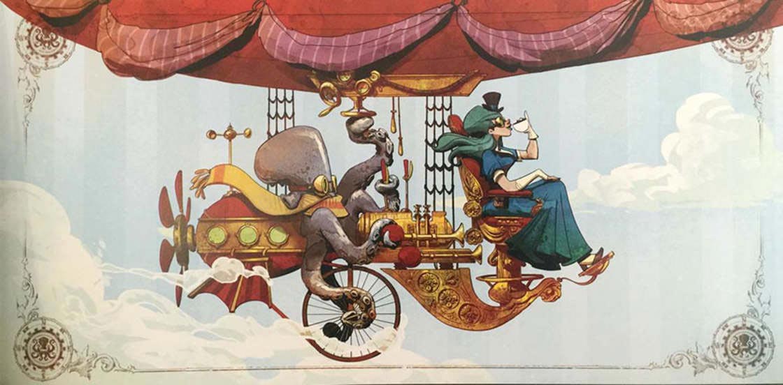 Брайан Кесингер, Brian Kesinger, Виктория и Отто, девушка и ручной осьминог