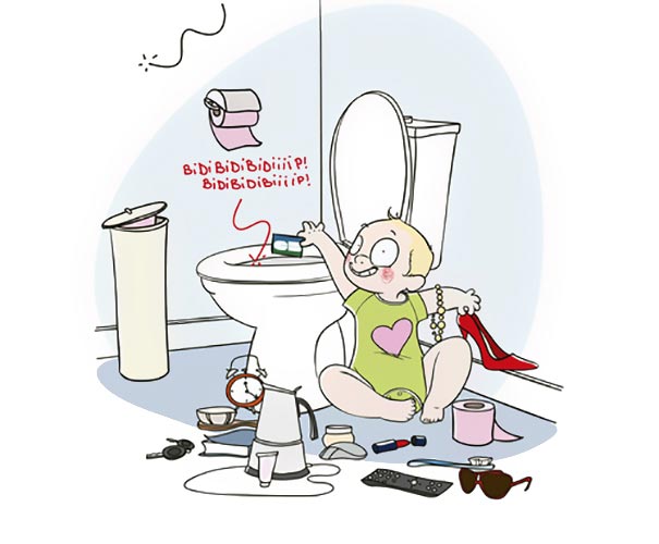 каково это быть мамой, радость материнства, жизнь мамы, смешные иллюстрации