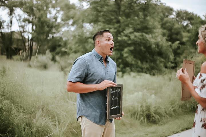 мужчина узнал что станет папой, фотосессия скоро станет папой, трюк фотосессия, хитрая фотосессия