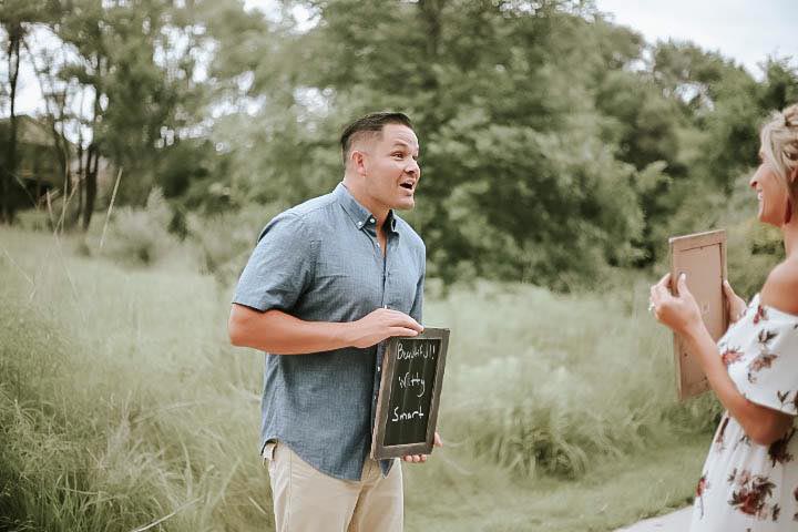 мужчина узнал что станет папой, фотосессия скоро станет папой, трюк фотосессия, хитрая фотосессия