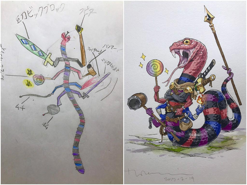 Папа превращает рисунки сыновей в аниме-персонажей, Томас Ромен, Thomas Romain