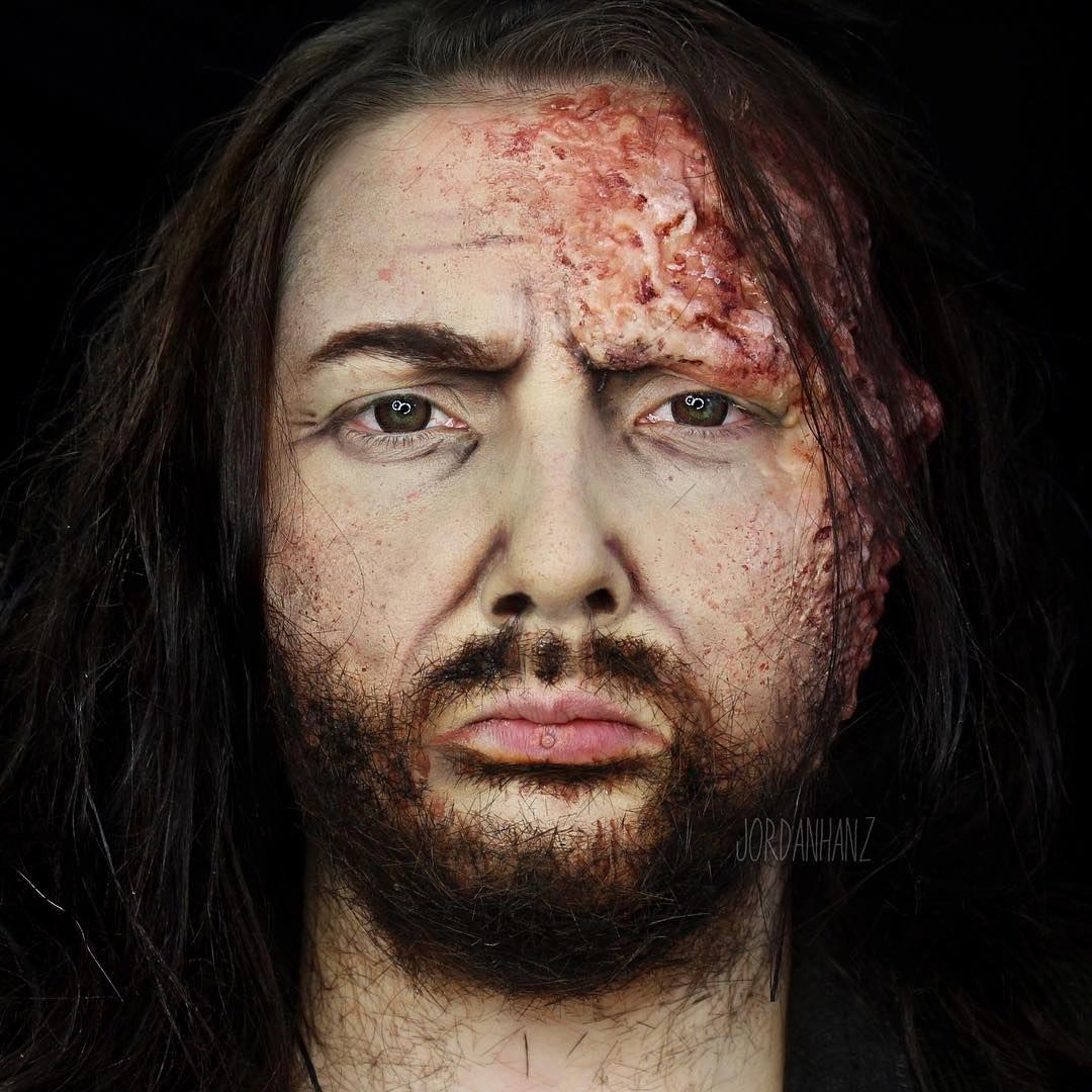 визажист Джордан Ганц, визажист превращает себя в кого угодно