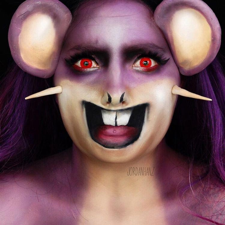 визажист Джордан Ганц, визажист превращает себя в кого угодно