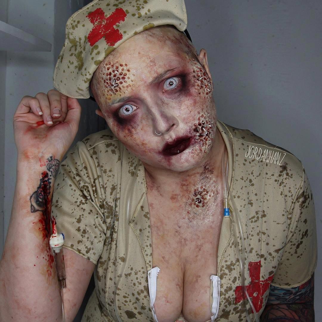 визажист Джордан Ганц, визажист превращает себя в кого угодно